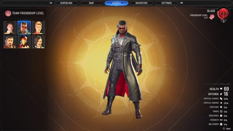 Marvel's Midnight Suns - Blade | The Outerhaven