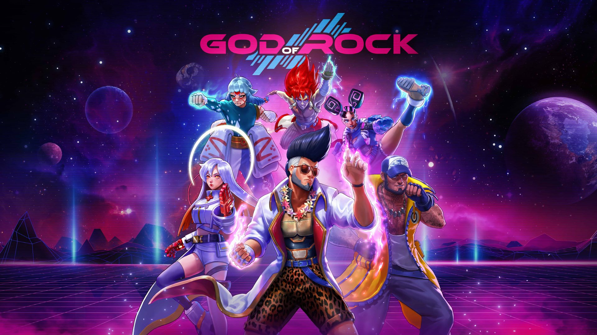 God of Rock - Key Art | The Outerhaven God of Rock - Key Art