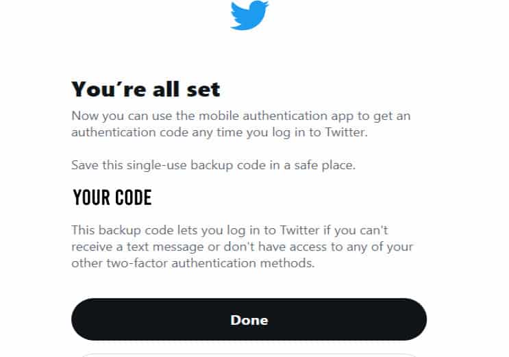 Twitter - Add Google Auth App 3