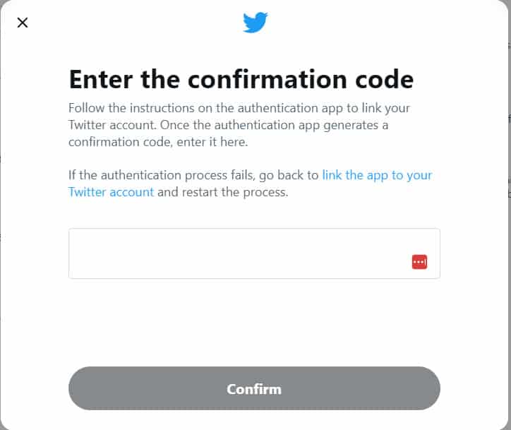 Twitter - Add Google Auth App 4