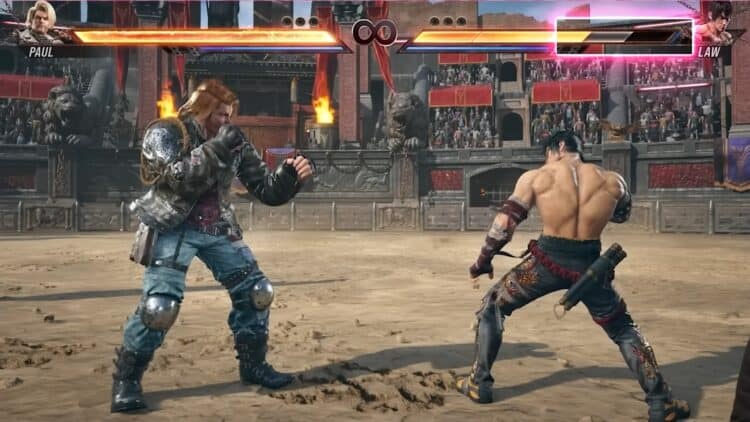 Recoverable Gauge | The Outerhaven Tekken 8 - Paul and Law face off