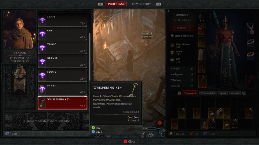 How to open the Silent Chests in Diablo 4 beta - Purveyor of Curiosities-2 | The Outerhaven How to open the Silent Chests in Diablo 4 beta - Purveyor of Curiosities-2