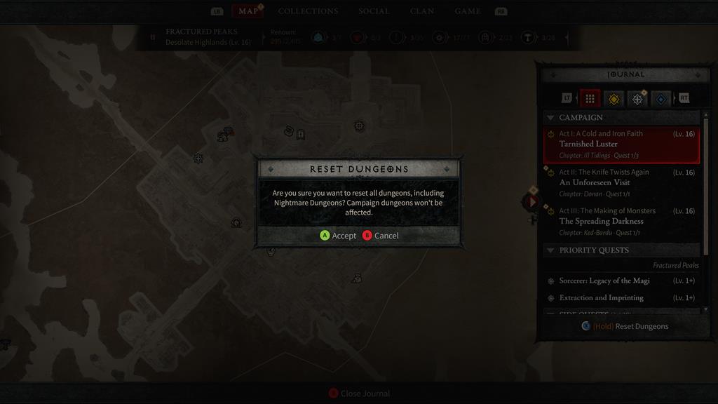 How to reset Diablo 4 Dungeons3