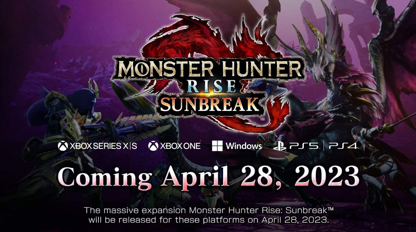 Monster Hunter Rise Sunbreak April 28 2023 release date | The Outerhaven Monster Hunter Rise Sunbreak April 28 2023 release date