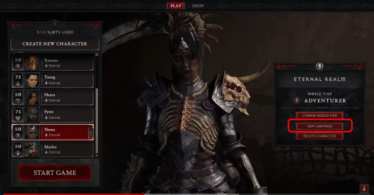 Diablo IV - Skip Campaign1 | The Outerhaven Diablo IV - Skip Campaign1