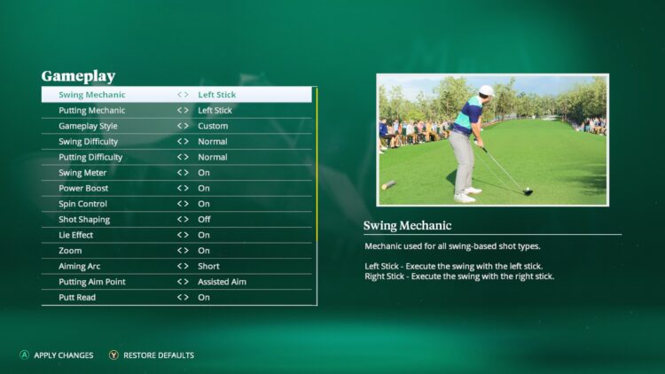 EA PGA Game Settings | The Outerhaven EA Sports PGA Tour review-screenshot-1
