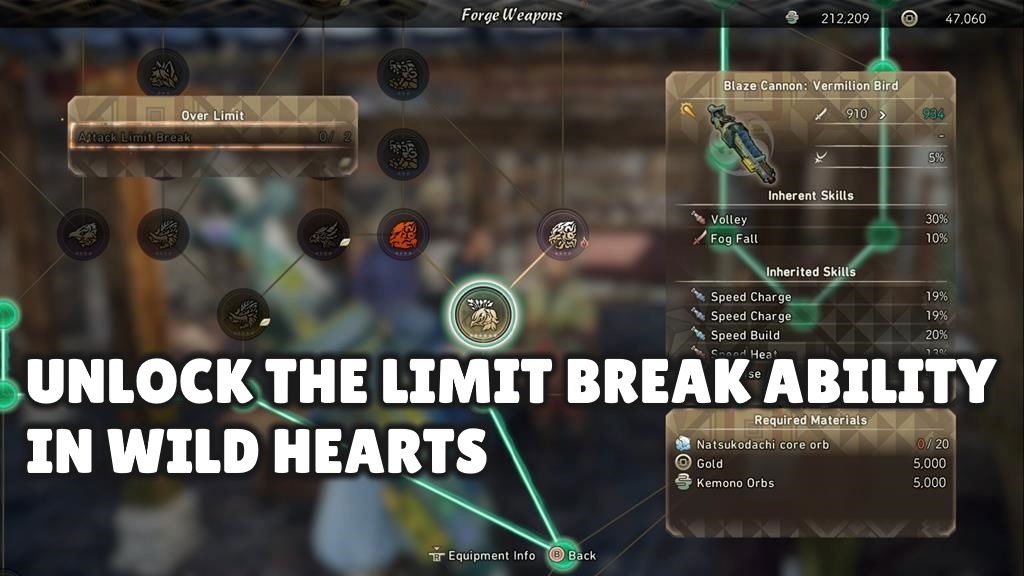 How to Unlock Limit Break in Wild Hearts | The Outerhaven How to Unlock Limit Break in Wild Hearts