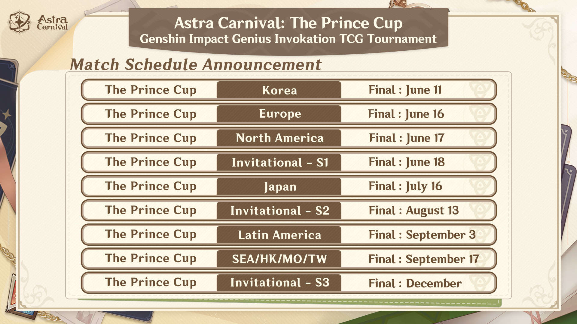 Match Schedule_EN | The Outerhaven