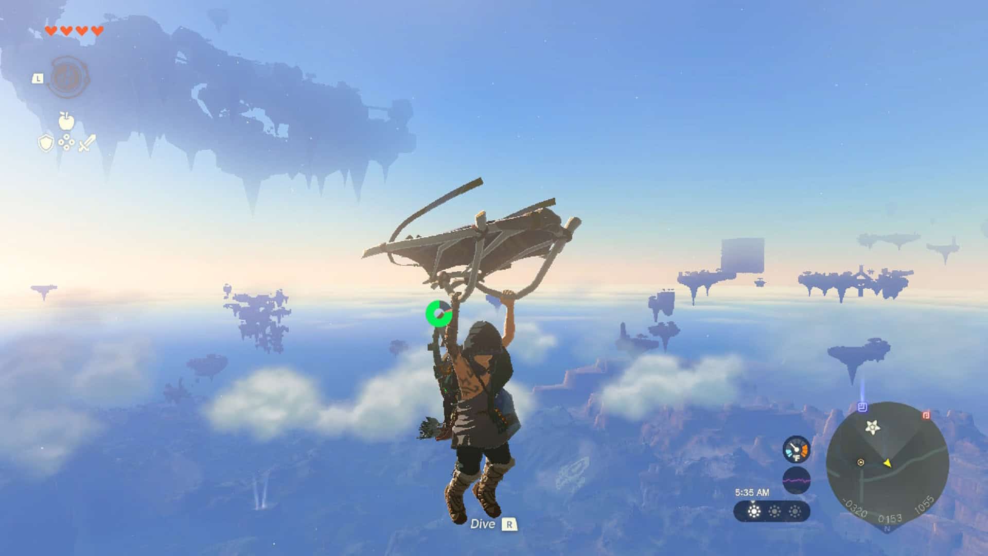 Paraglider in Tears of the Kingdom | The Outerhaven Paraglider in Tears of the Kingdom