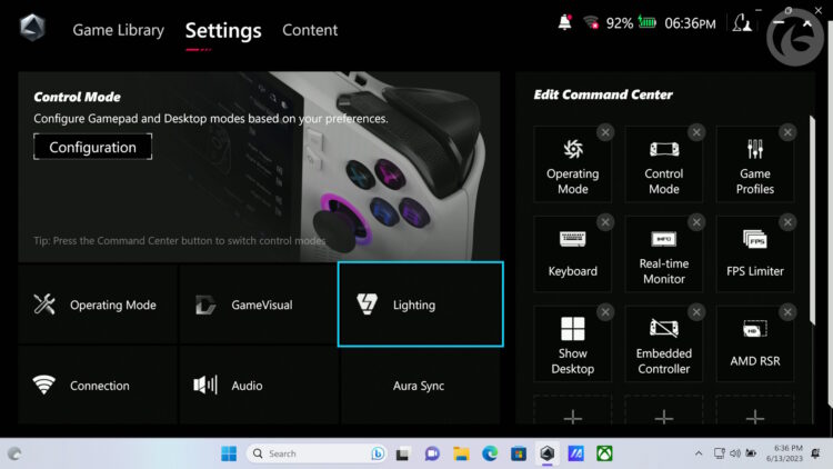 Disable Lighting Asus Rog Ally-02