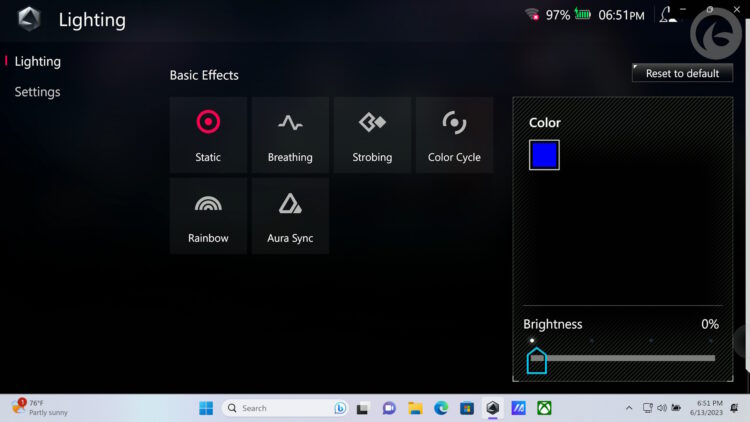 Disable Lighting Asus Rog Ally-04 | The Outerhaven Disable Lighting Asus Rog Ally-04