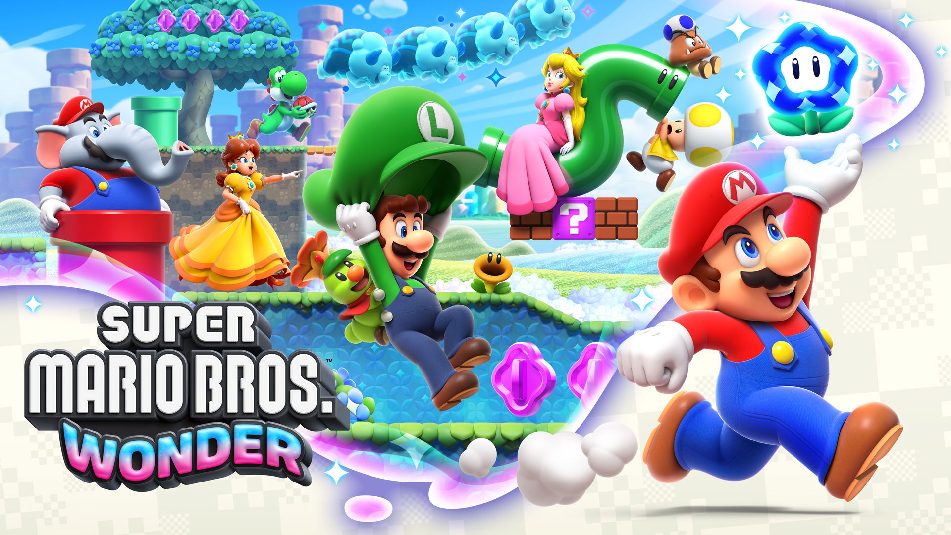 Nintendo’s Returns to 2D Side-Scrolling with Super Mario Bros. Wonder Super Mario Bros. Wonder Reveal Header 1280x720, Super Mario Bros Wonder