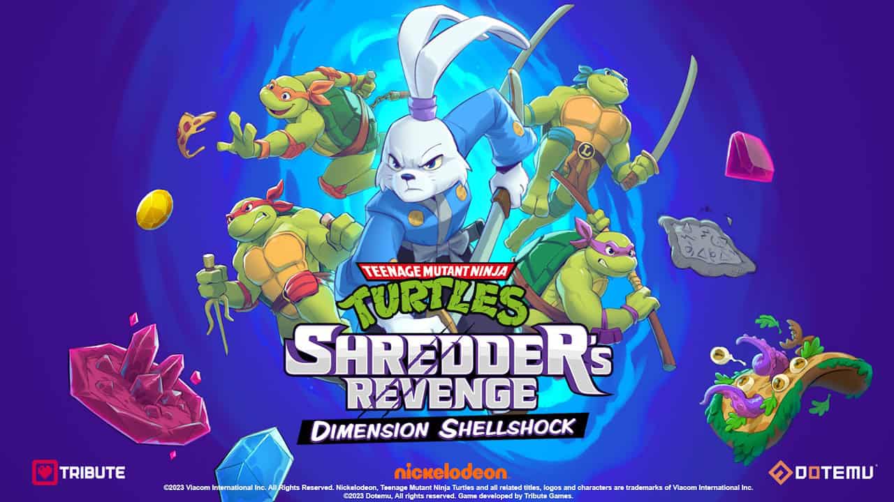 TMNT Shredders Revenge Dimension Shellshock DLC keyart | The Outerhaven TMNT Shredders Revenge Dimension Shellshock DLC keyart