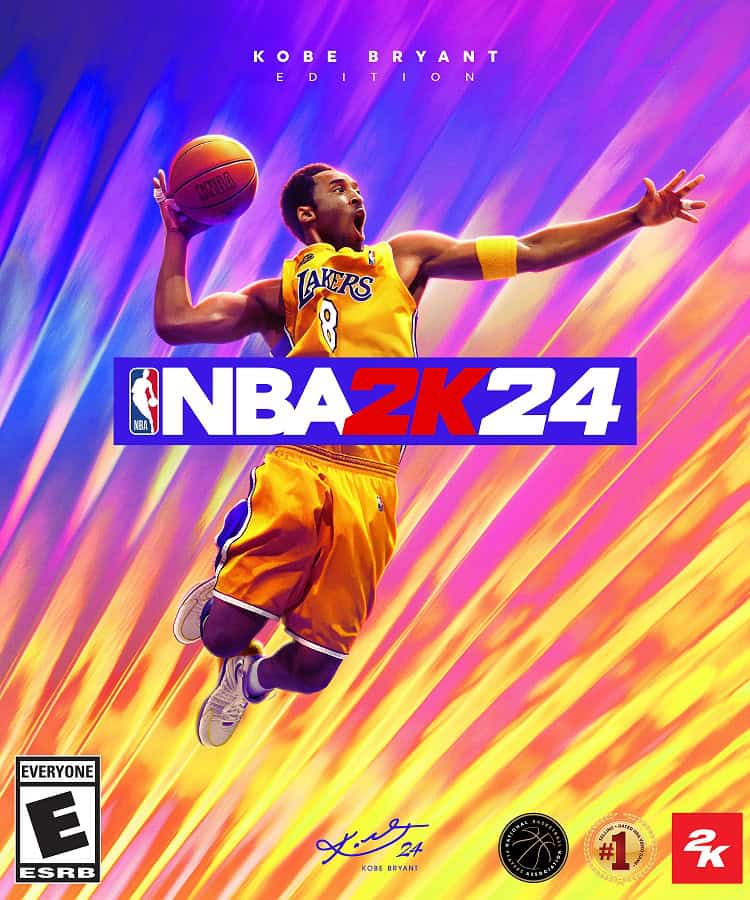NBA 2K24 - Key Art - Kobe Bryant Edition2 | The Outerhaven NBA 2K24 Kobe Bryant Black Mamba