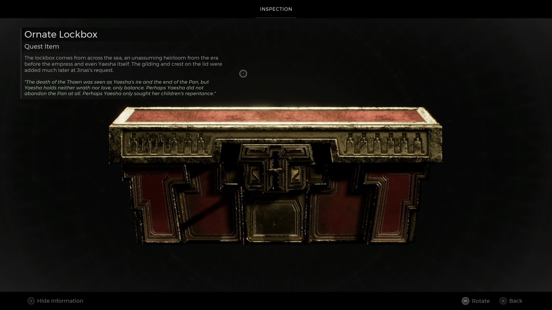 Remnant II Ornate Lockbox | The Outerhaven
