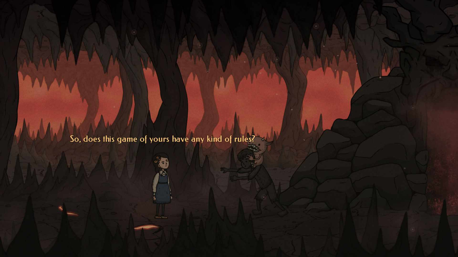 Creepy Tale Ingrid Penance | The Outerhaven Screenshot of the beginning of the game in Creepy Tale Ingrid Penance
