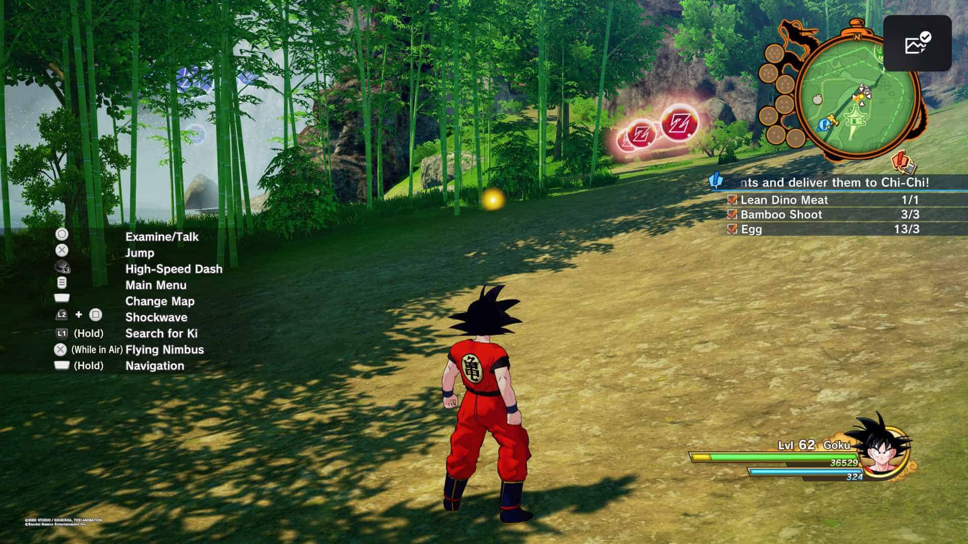 Dragonball Z Kakarot Bamboo shoot | The Outerhaven Dragonball Z Kakarot A Little Alone Time?