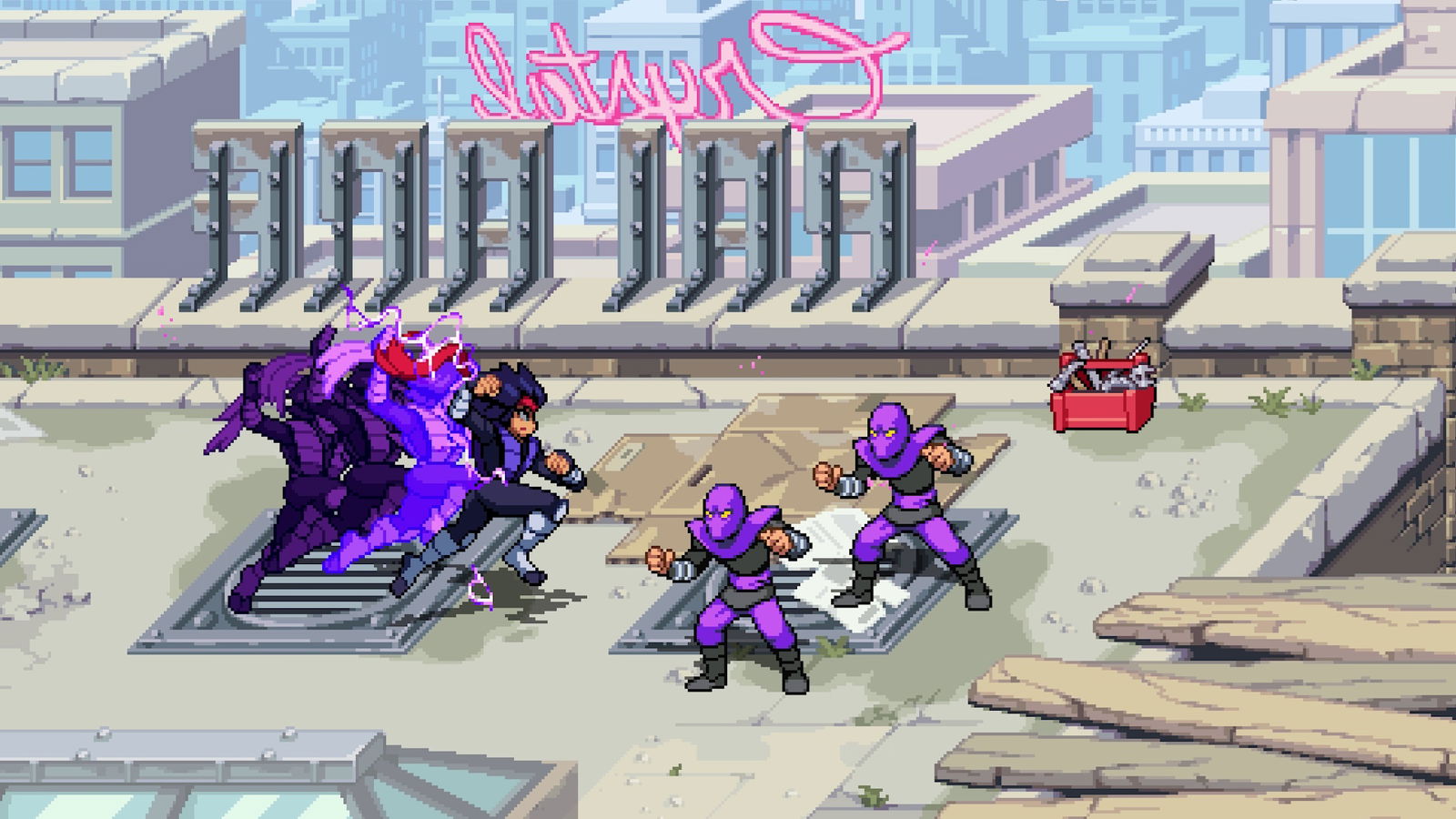 TMNT Shredder's Revenge Dimension Shellshock DLC Karai Attacks