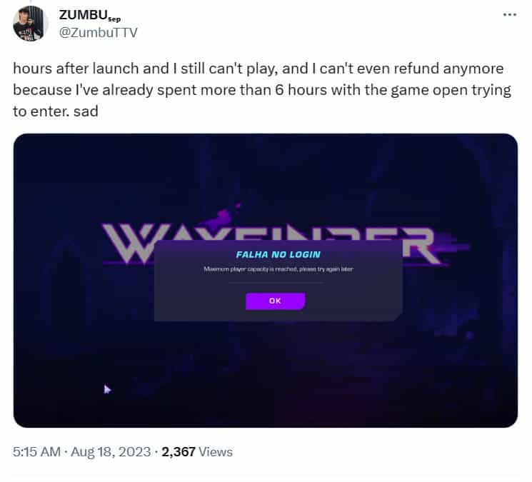 Wayfinder - Unable to login frustration | The Outerhaven Wayfinder MMORPG - Unable to login frustration