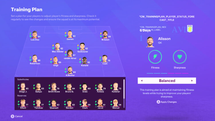EA FC 24 Training Plans | The Outerhaven