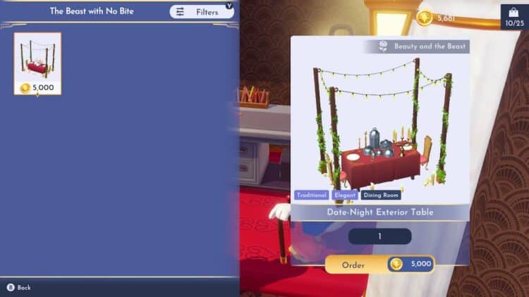 Disney-dreamlight-valley-picnic-table | The Outerhaven