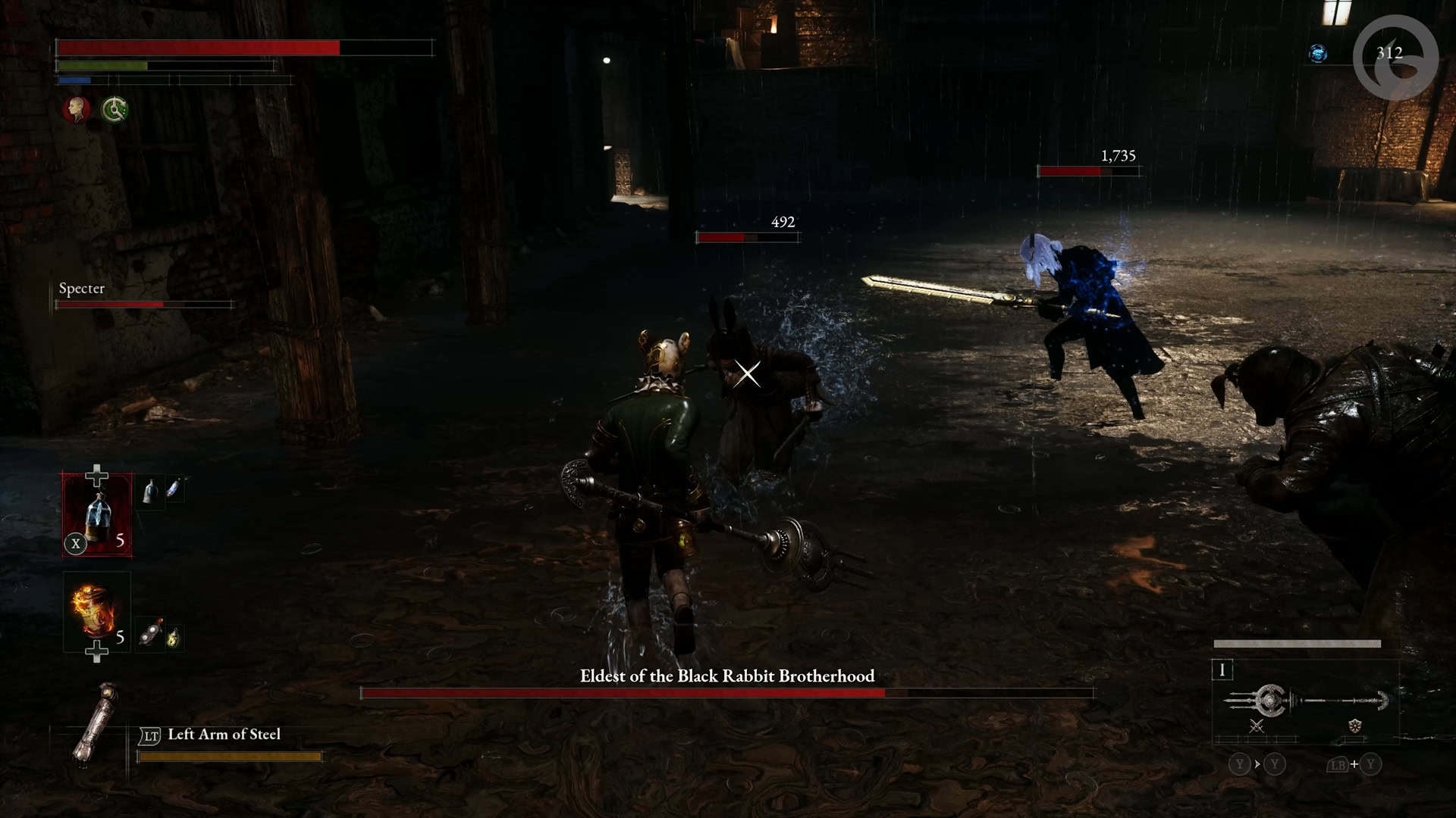 Lies of P - Eldest of the Black Rabbit Brotherhood Boss Fight-02 | The Outerhaven Lies of P - Eldest of the Black Rabbit Brotherhood Boss Fight-02