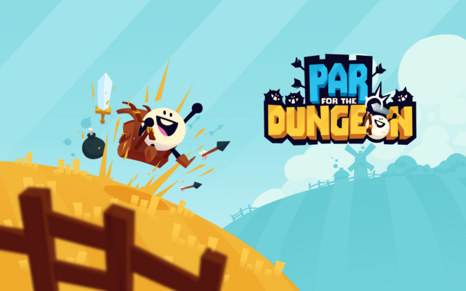 Key art and logo for Par of the Dungeon