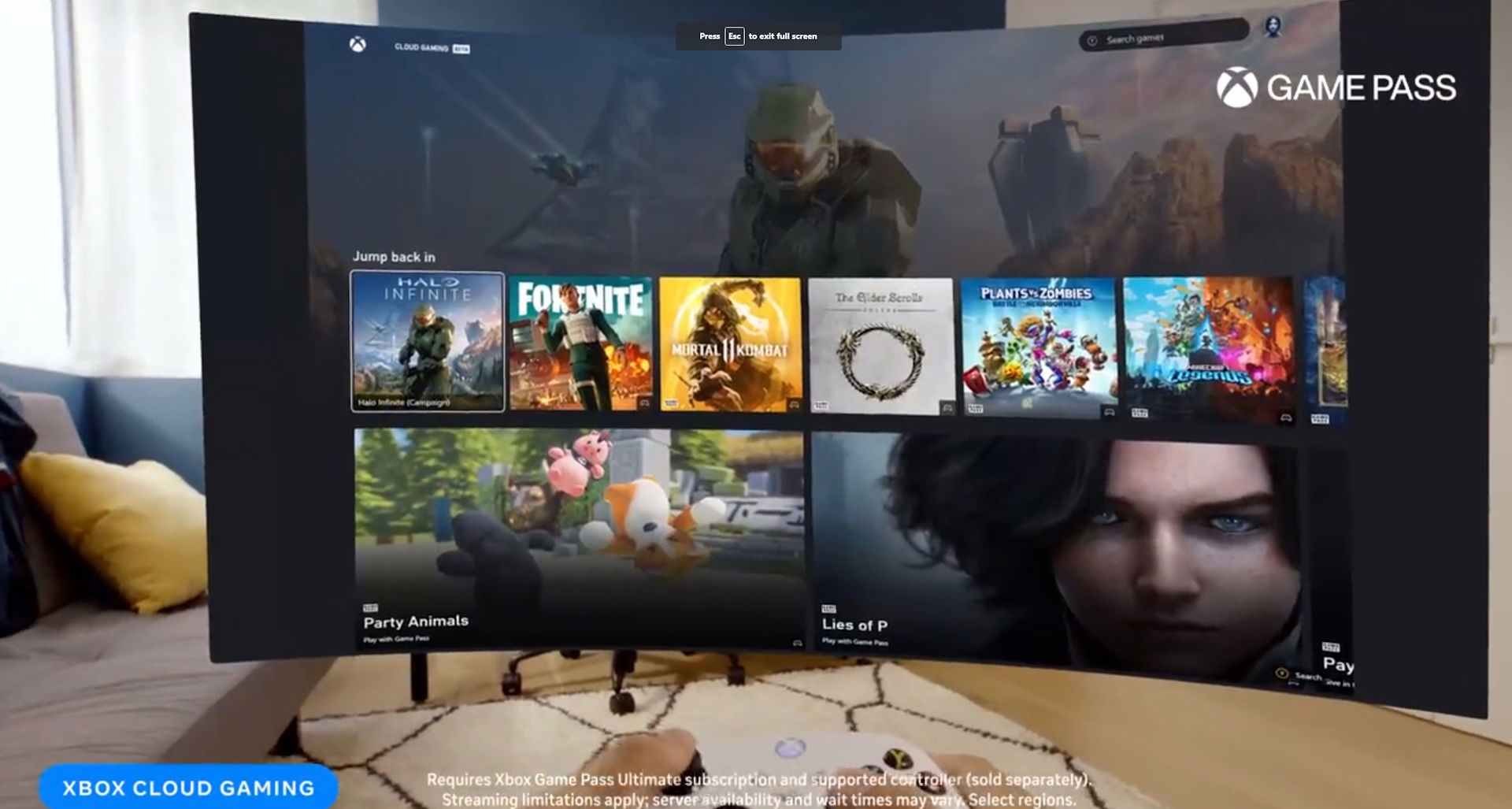 Xbox Cloud Gaming on Meta Quest 3 | The Outerhaven Xbox Cloud Gaming on Meta Quest 3
