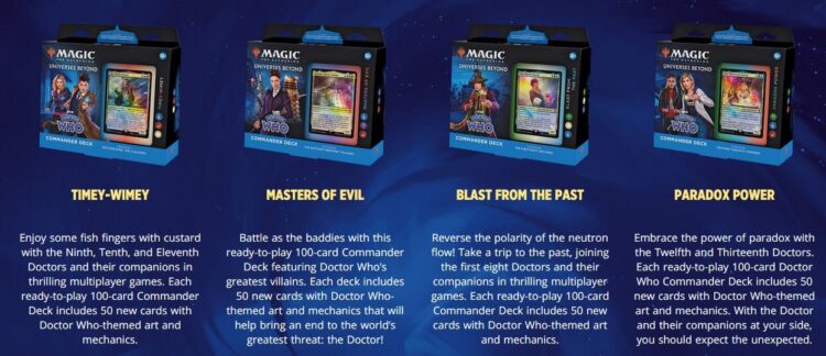 MTGxDoctorWho-Product | The Outerhaven Doctor Who Magic: The Gathering
