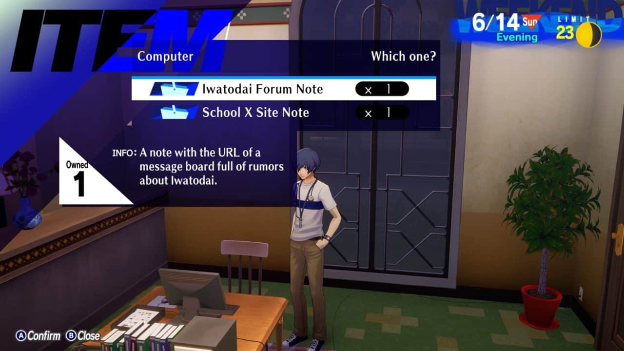 P3R_Dorm Life - Shared Computers1_Screenshot | The Outerhaven