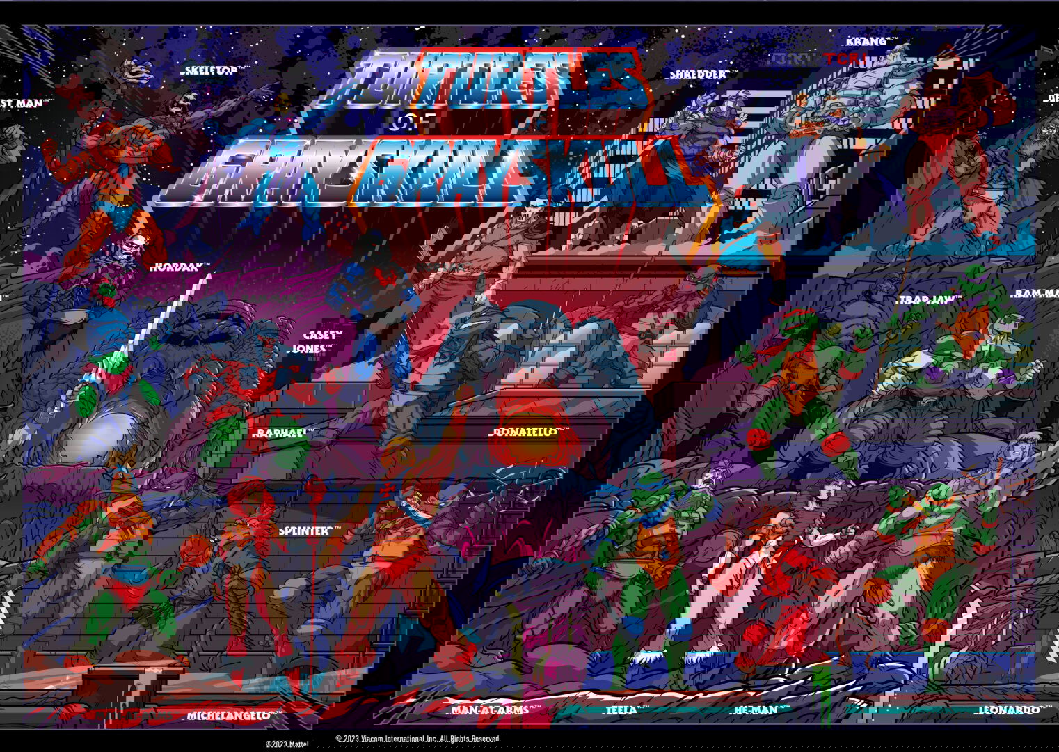 Turtles of Grayskull Masters of the Universe Teenage Mutant Ninja Turtles