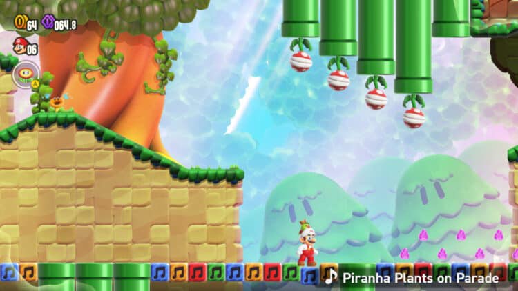 Wonder Review-2 | The Outerhaven Super Mario Bros. Wonder - These are singing piranha plants!!!