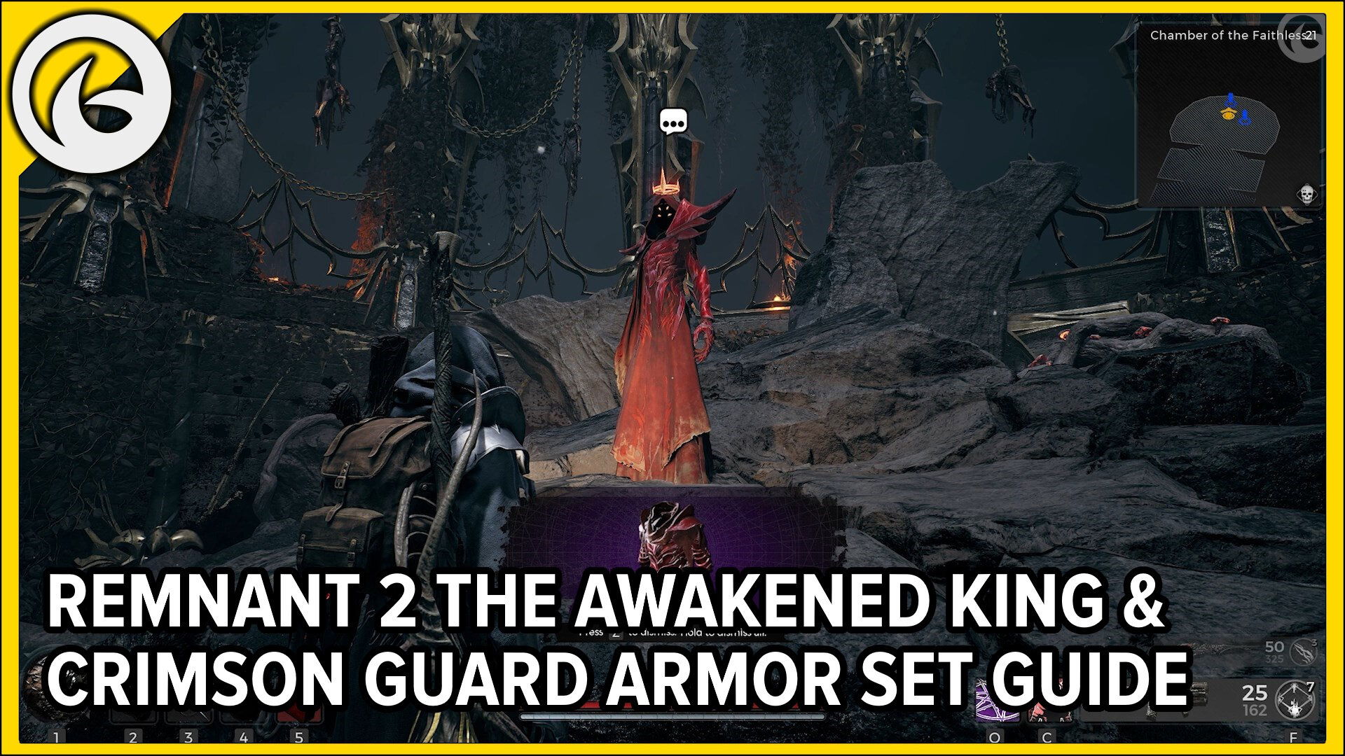 Remnant 2 - The Awakened King True Ending and Crimson Guard Armor set guide