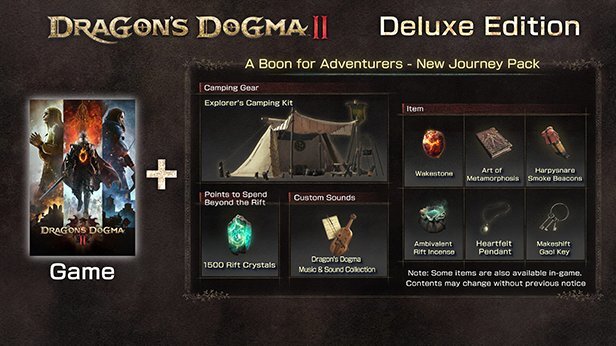Dragons Dogma 2 deluxe pre-order items | The Outerhaven Dragons Dogma 2 deluxe pre-order items