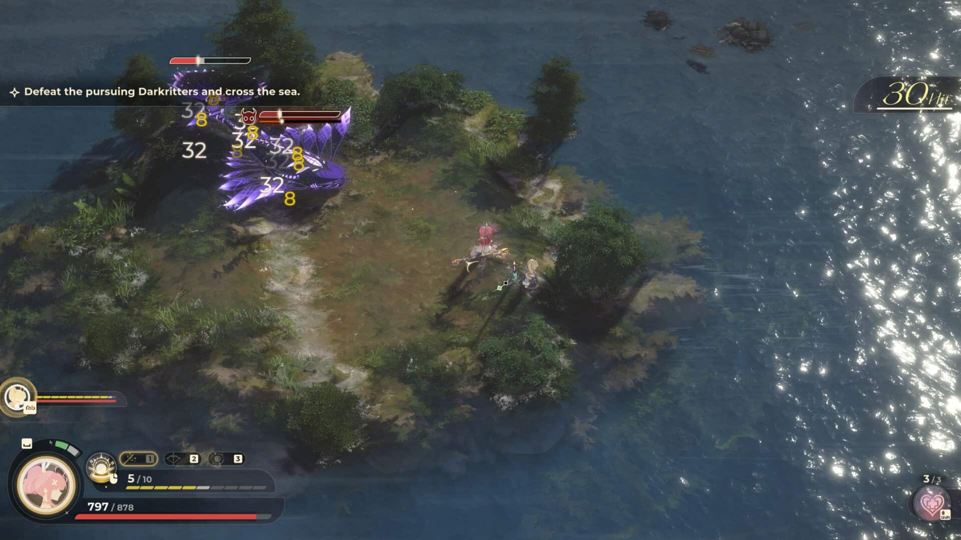 Noctuary Screenshot Gameplay | The Outerhaven Noctuary island battle