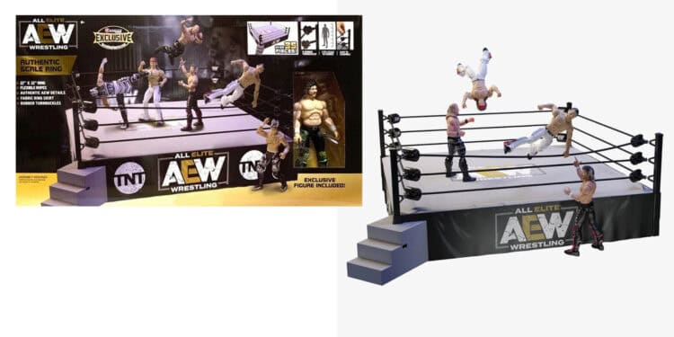 AEW-Series-11-authentic-ring | The Outerhaven AEW Chris Jericho Kenny Omega Penelope Ford Kip Sabian Jungle Boy Adam Cole Darby Allin