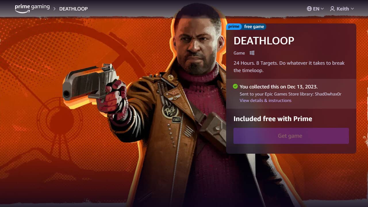 Deathloop - Prime Gaming Free | The Outerhaven Deathloop - Prime Gaming Free