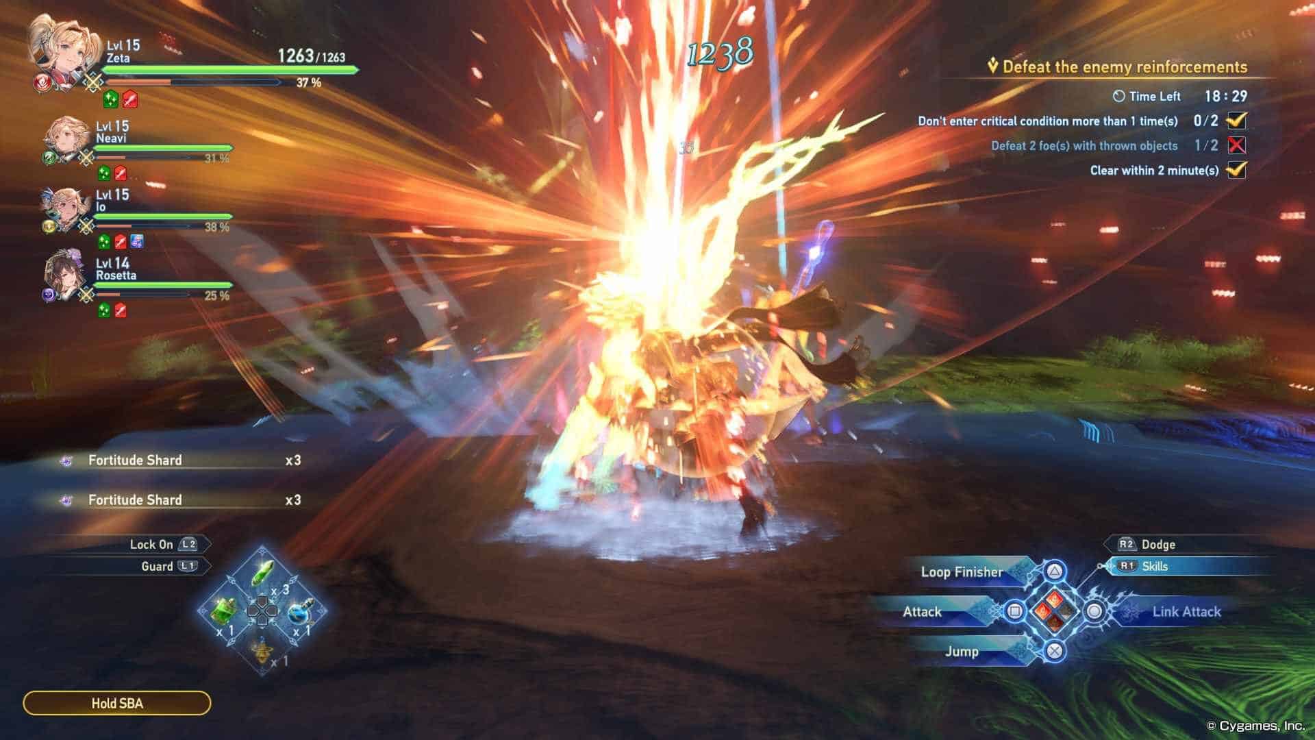 Granblue Fantasy: Relink Combat Picture | The Outerhaven Granblue Fantasy: Relink Screenshot Zeta Combat