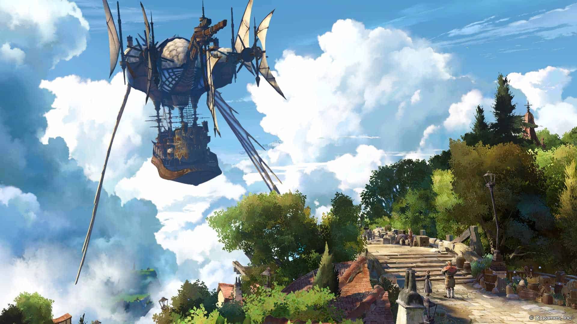 Granblue Fantasy: Relink Airship Folca | The Outerhaven Image of Grandcypher in Folca Granblue Fantasy: Relink