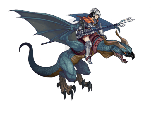 Wyvern Knight Render | The Outerhaven Wyvern Knight Unicorn Overlord
