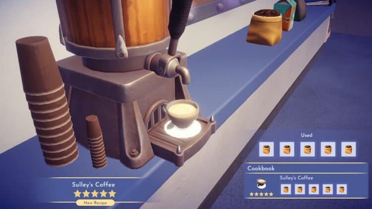 Disney-Dreamlight-Valley-Sully-coffee | The Outerhaven