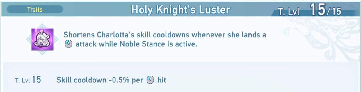 Holy Knight's Luster | The Outerhaven Holy Knight's Luster