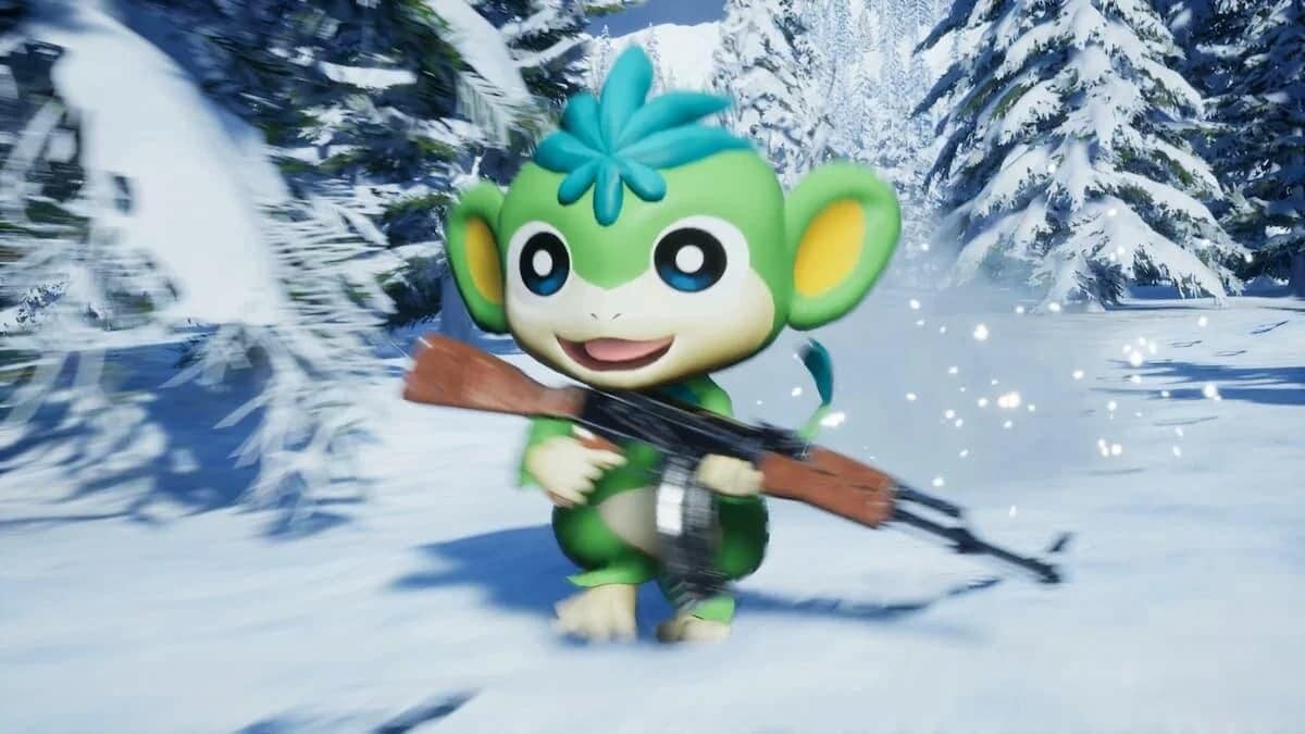 Palworld-monkey-gun | The Outerhaven Palworld Guide - How To Capture A Pal