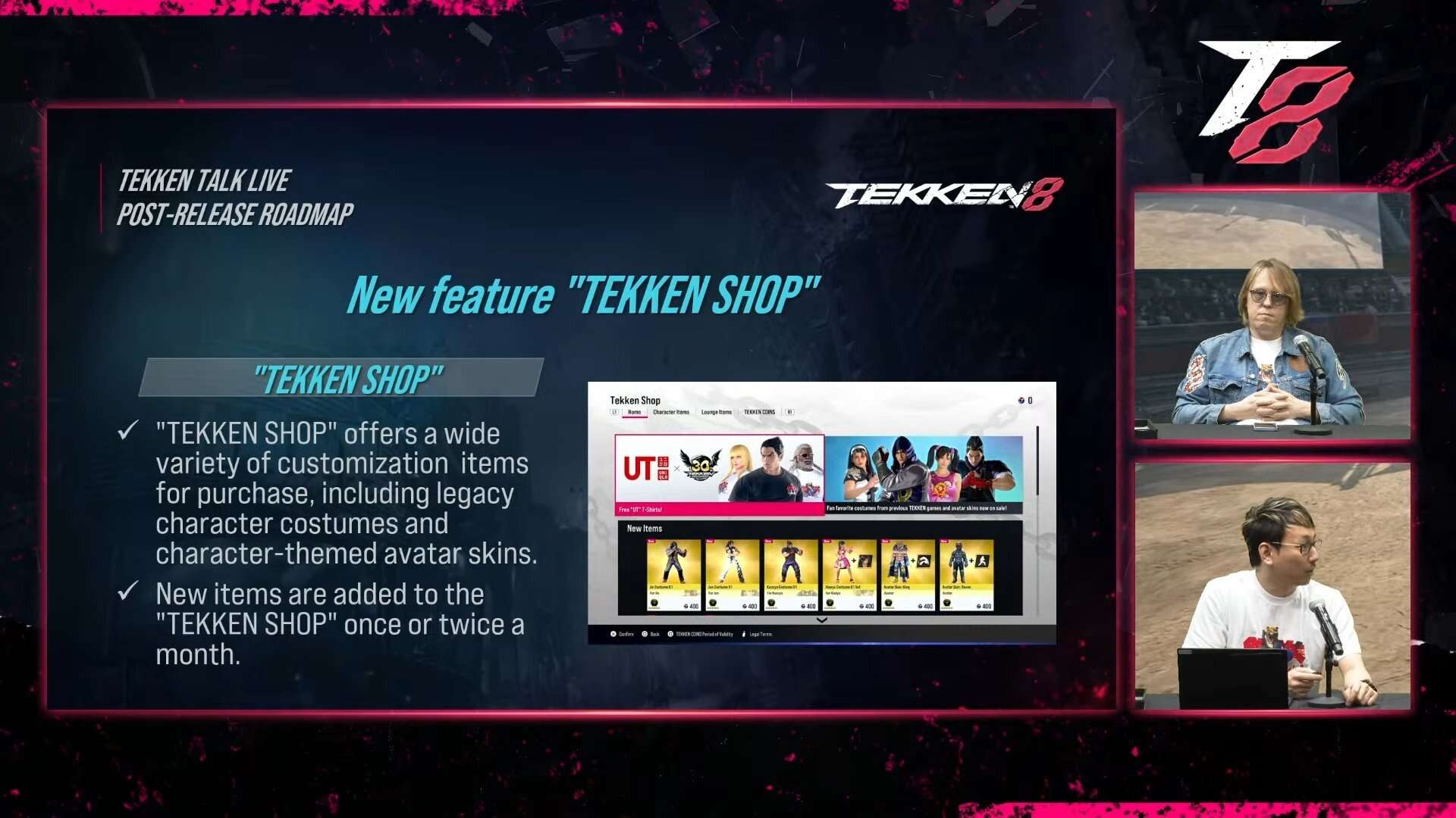 TEKKEN Talk Live POST-RELEASE ROADMAP 27-24 screenshot | The Outerhaven