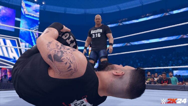 WWE 2K24 - StoneCold vs KevinOwens | The Outerhaven WWE 2K24 Wrestlemania