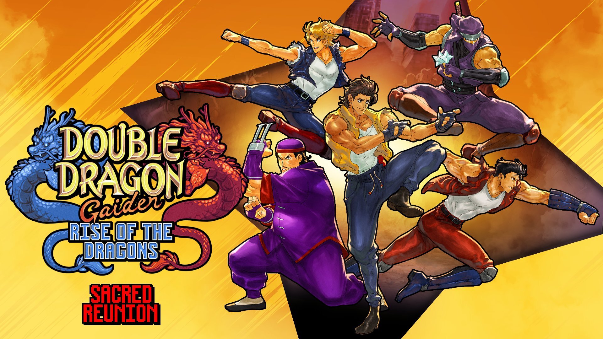 Double Dragon 3 Characters Return in Double Dragon Gaiden Sacred Reunion  DLC | The Outerhaven, image size:1920x1080