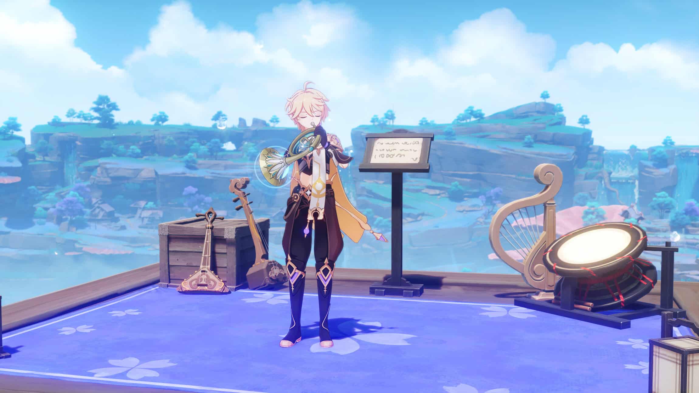 Nightwind Horn | The Outerhaven Genshin