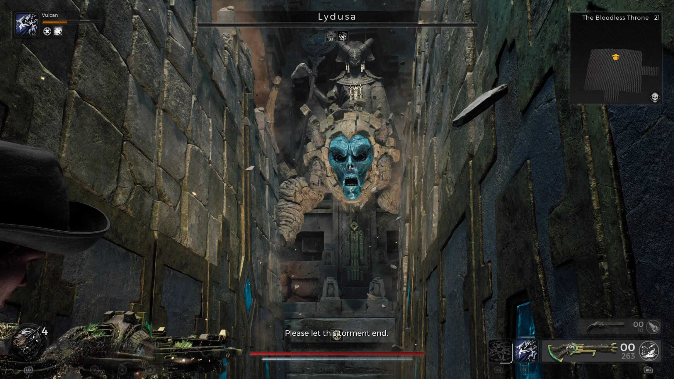 Remnant II - The Forgotten Kingdom Lydusa Boss Fight phase final | The Outerhaven Remnant II - The Forgotten Kingdom Lydusa Boss Fight phase final