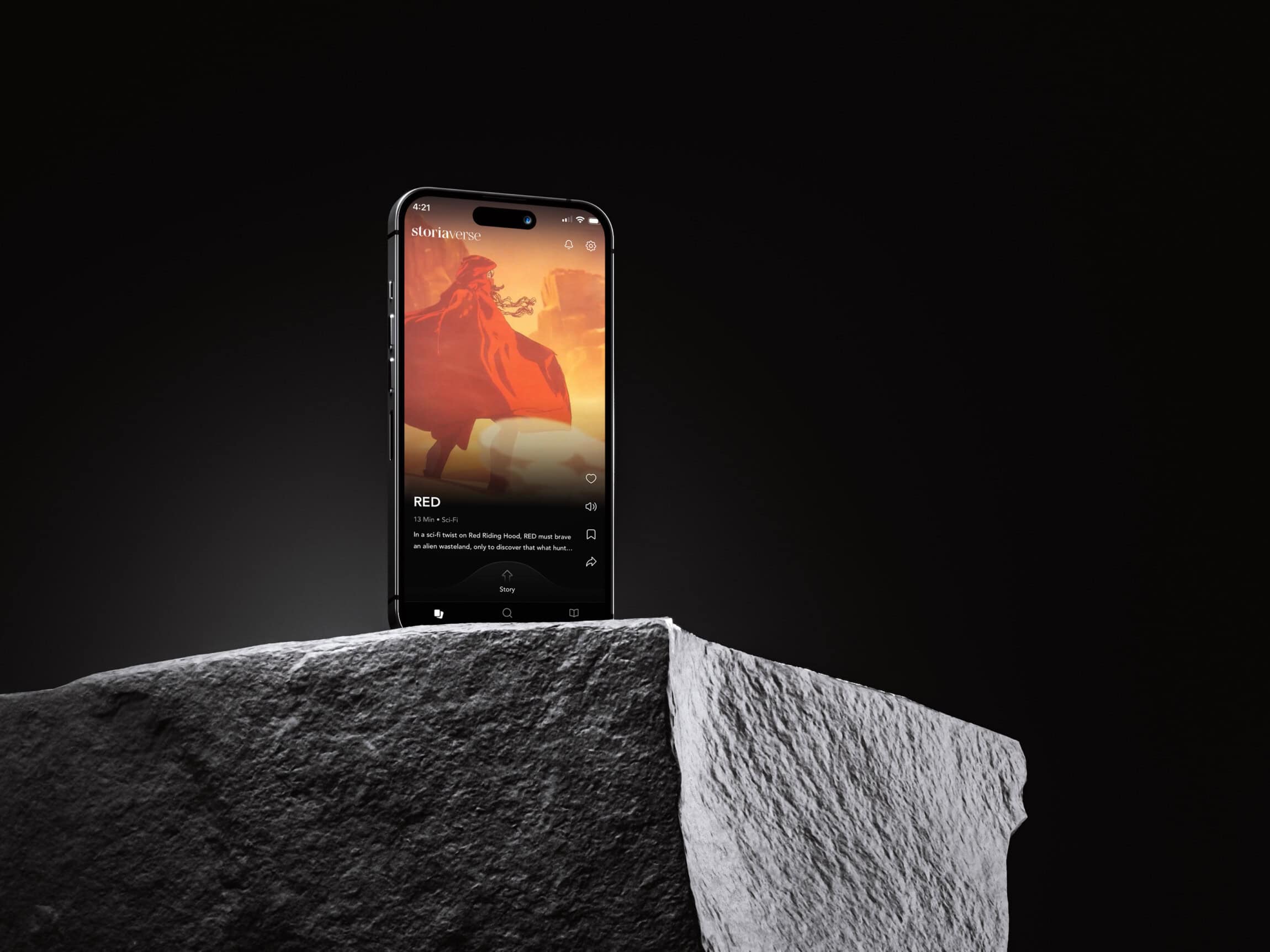 Storiaverse-iPhone-app-RED-01 | The Outerhaven