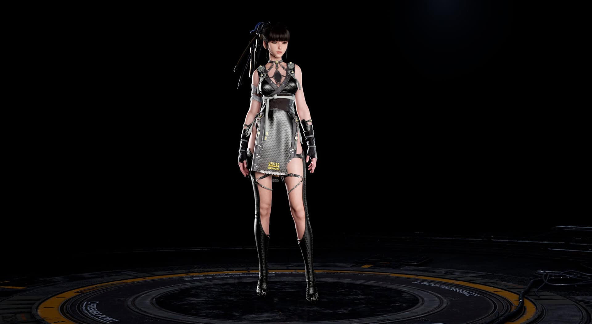 Stellar Blade Black Kunoichi Outfit | The Outerhaven Stellar Blade Black Kunoichi Outfit